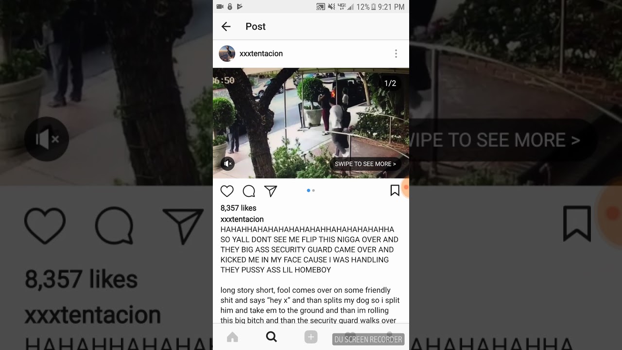 XXXTENTACION getting jumped by migos full fight
