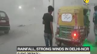 Rainfall, strong winds in Delhi-NCR