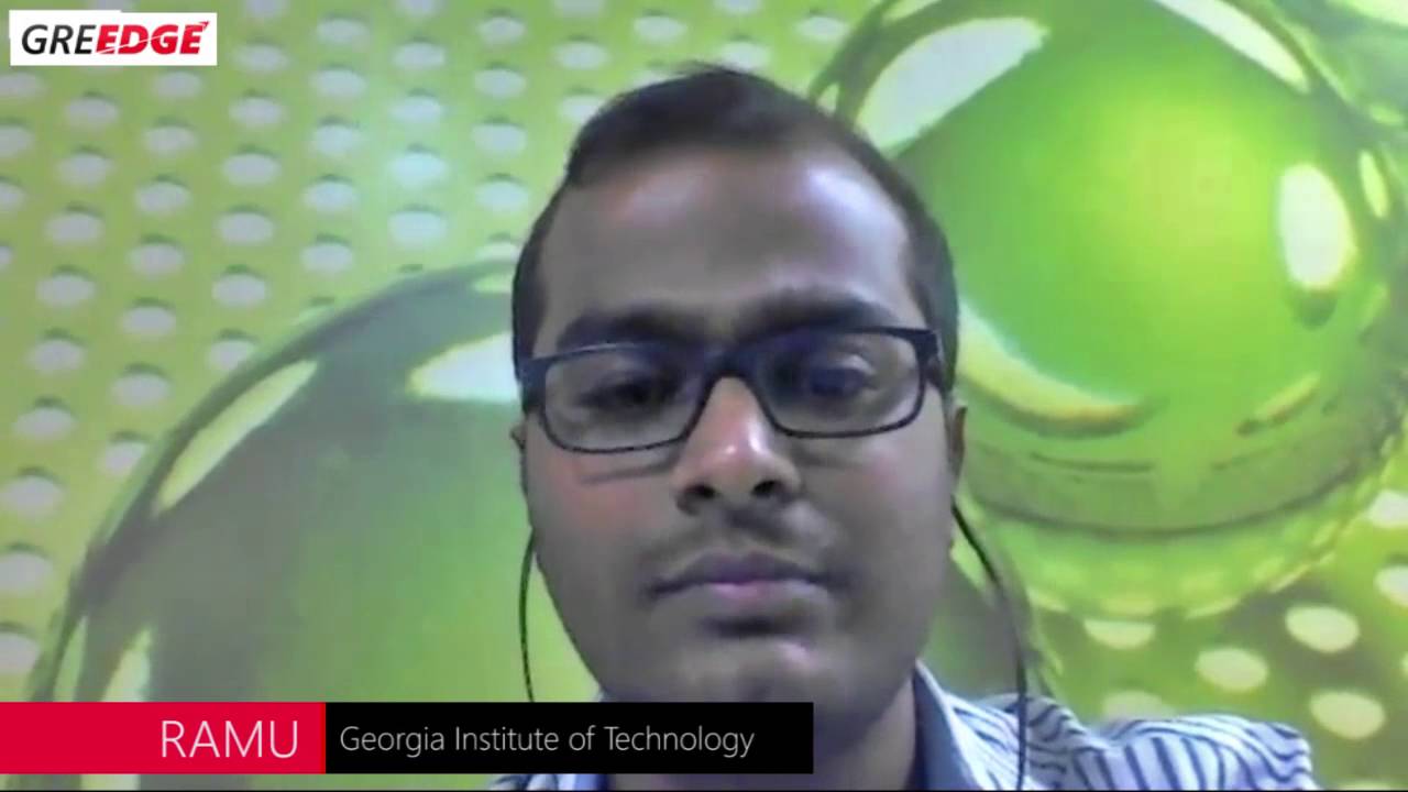 Greedge GREedge Admission Testimonial : Ramu - YouTube