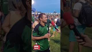 Entrevista com o Presidente do clube de Tocantinópolis logo após o encerramento do jogo.