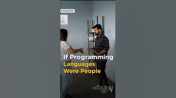🔥 If Programming Languages Were People #shorts #simplilearn