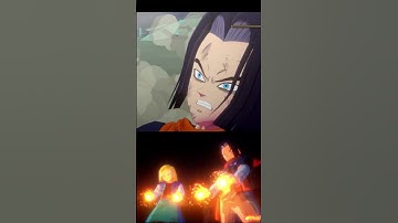 TRUNKS DESTROYS Android 17 and 18 #shorts