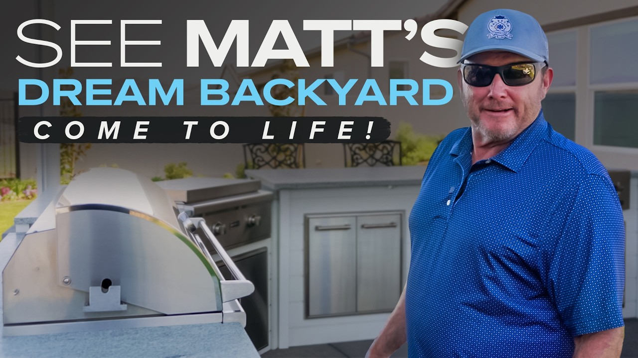 Кухня на открытом воздухе RTA: как воплотилась в жизнь мечта Мэтта о заднем дворе