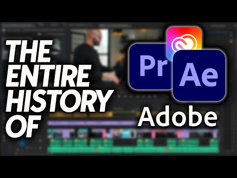 The Entire History of Adobe Premiere Pro and After Effects