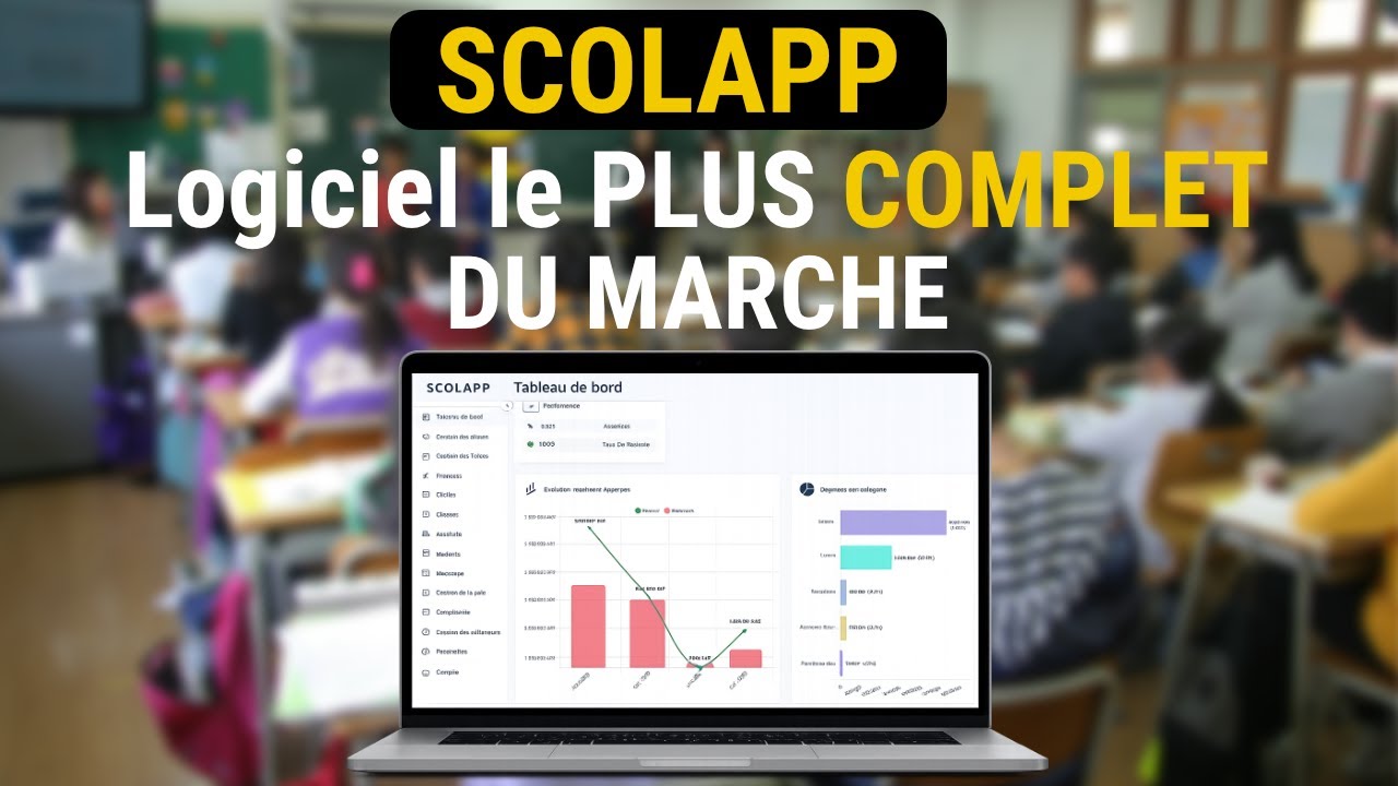 Présentation de SCOLAPP, logiciel de gestion scolaire pour écoles primaires, lycées et collèges