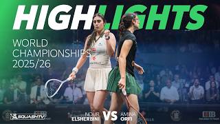 🇪🇬 Orfi v ElSherbini 🇪🇬 | PSA World Championships 2025/26 | FINAL HIGHLIGHTS screenshot 3