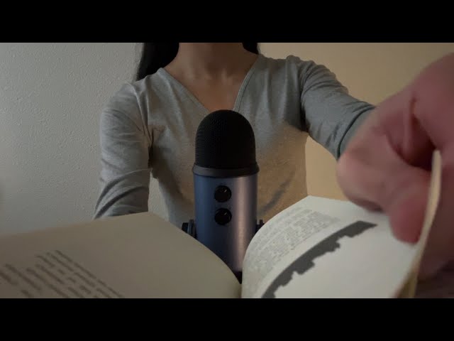 ASMR - Giving a Book a Massage (Tapping, Gripping, Flipping, Scratching)
