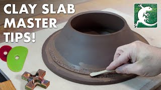 How to Build a Flared Round Pot with Clay Slabs – No Wheel Needed | Cobra Pot #1