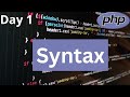 php syntax | day 1