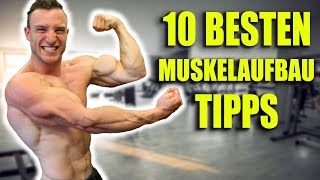 Sofort Schneller Muskeln Aufbauen | 10 Besten Tipps