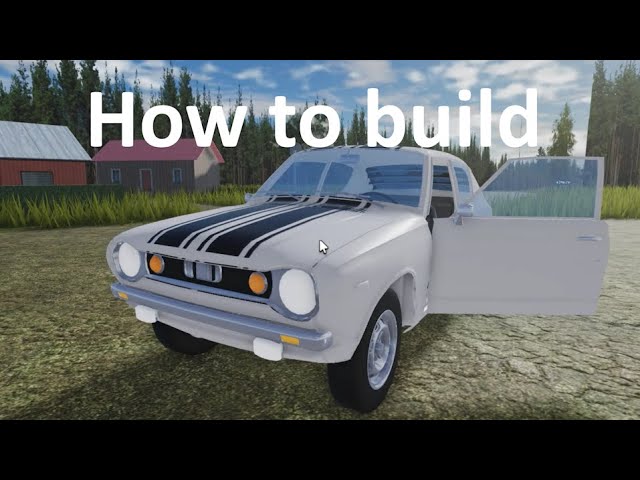 HOW TO PLAY MY SUMMER CAR IN ROBLOX [BUILDING SATSUMA, JOBS, LARGE