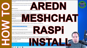 Ham Radio AREDN Mesh Chat - How to Setup MeshChat on a Raspberry Pi