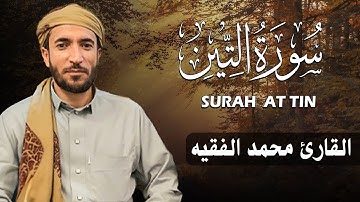 سورة التين كاملة (مكتوبة ) للقارئ الشيخ محمد الفقيه _ تلاوة خاشعة ومؤثرة😌💚