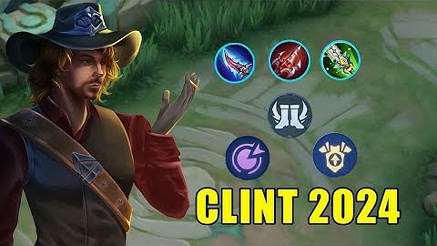 ONE SHOT KILL BUILD 2024~ CLINT TOP GLOBAL BUILD~MLBB