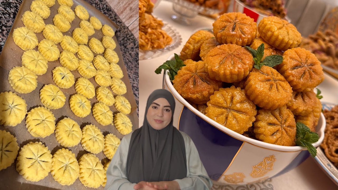 المقروط بالتمر كيذوب في الفم هشيش ومعالك مع اسرار نجاح