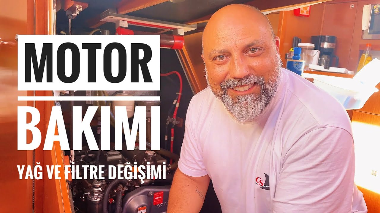⁣Motor Bakımı | Yelkenli Teknede Motor Yağı ve Filtresi Değişimi