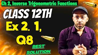 Class 12th Ex 2.1 Q8 Math | Chapter 2 | NCERT Class 12 Maths Exercise 2.1 Question 8