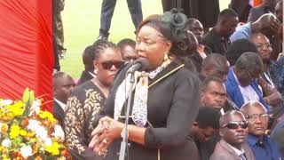 Celebrity Mama Ida Odinga's speech at Raila Odinga's State  Funeral at Nyayo Stadium Wealth