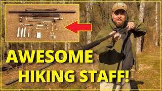 AWESOME HIKING STAFF! [Crawford Survival Staff]
