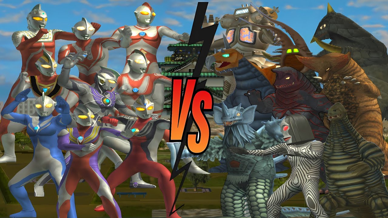 ウルトラマン TIGA VS ALIEN DADA, ULTRAMAN COSMOS VS REDKING, JUSTICE VS TYRANT, LEGEND VS GOLZA #ウルトラマン