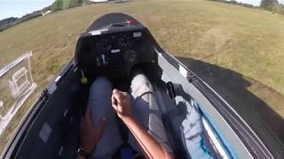 F Schlepp Start in EDGA Piste 04 (Ask23)