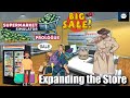 From Small Shop to BIG STORE Using Only PROFIT💰| Store Expanded🤑| Supermarket Simulator