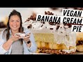 VEGAN Banana Cream Pie (Gluten-Free)