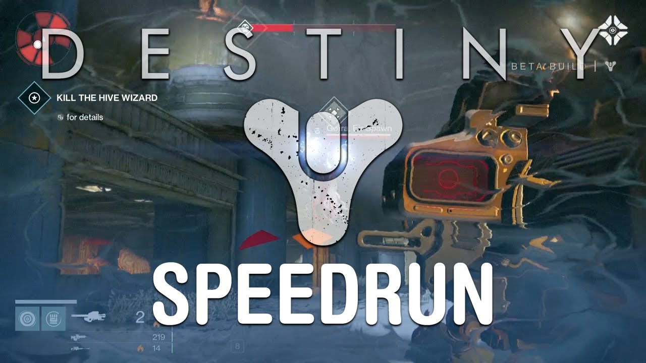 Destiny Beta Speedrun - The Dark Within (