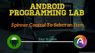 Spinner Control To Select An Item || Android Programming || CS || BCA || andoubleos