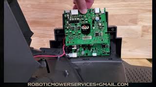 How to replace the circuit board in a 300, 400, and 500 series Husqvarna Automower Charging Station