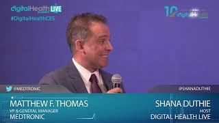 Interview Matthew Thomas/Medtronic - CES2019 - Digital Health Live Studio #CES2019 #DHS19