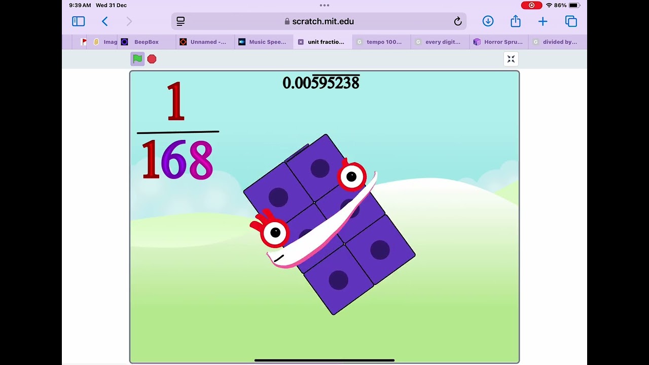 Numberblocks unit fractions decimals band 34 for @lolliamfriendly1234  cuz idk