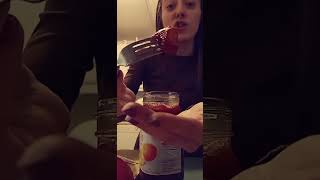 Blackcherry Kool-Aid Peaches? Let's try! #blogger #reels #shorts #foodblogger #asmr #koolaid