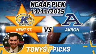 Kent St vs Akron Pick 11/11/25 College Football Week 12 Pick Prediction