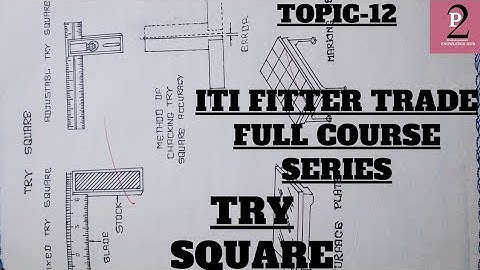 Types of try square | ITI Fitter course | FITTER Theory | Try square | try square ke prakar |