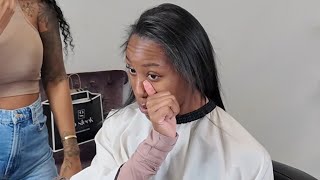 When your client is scared of a hair cut Silk Press Clip-ins Shampoo conditioners