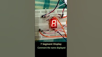 Arduino 7 segment display | Guess the name #iot #arduino
