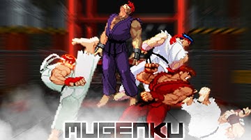 Not finished yet! Heavy Combo Ryu vs Everyone! Street Fighter Multiverse Mugen