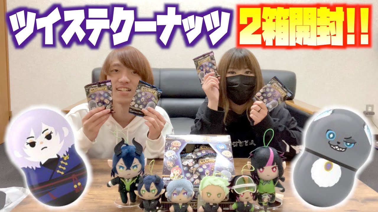 ツイステのクーナッツを2箱（40個）開封して全種類コンプリートを目指す！！【ディズニー ツイステッドワンダーランド】