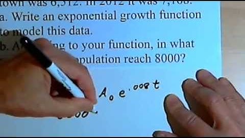 Exponential Growth Problem 143-5.6.1.c