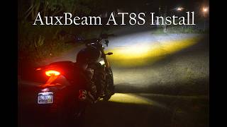 Auxbeam AT8S Light Installation on Triumph Scrambler 400X