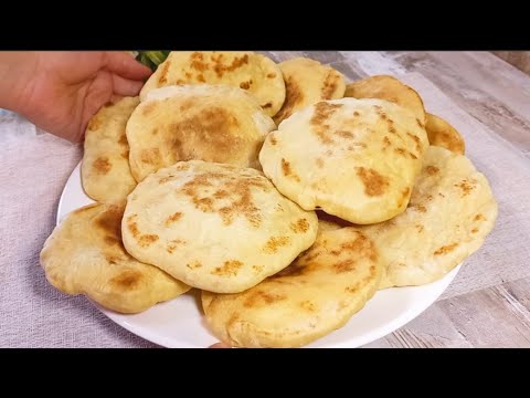Хлеб на завтрак за 10минут!На сковороде из 3 Ингредиентов!Без Дрожжей ...