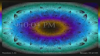 WPF Screensaver clock