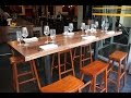 Long Bar Table And Stools