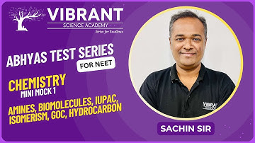 ABHYAS Test Series | NEET - MINI MOCK 1 | Chemsitry | Video Solutions