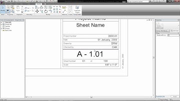 Revit 2012: Creating a Title Block Parameter