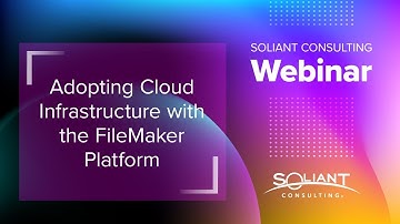 Adopting Cloud Infrastructure with the FileMaker Platform