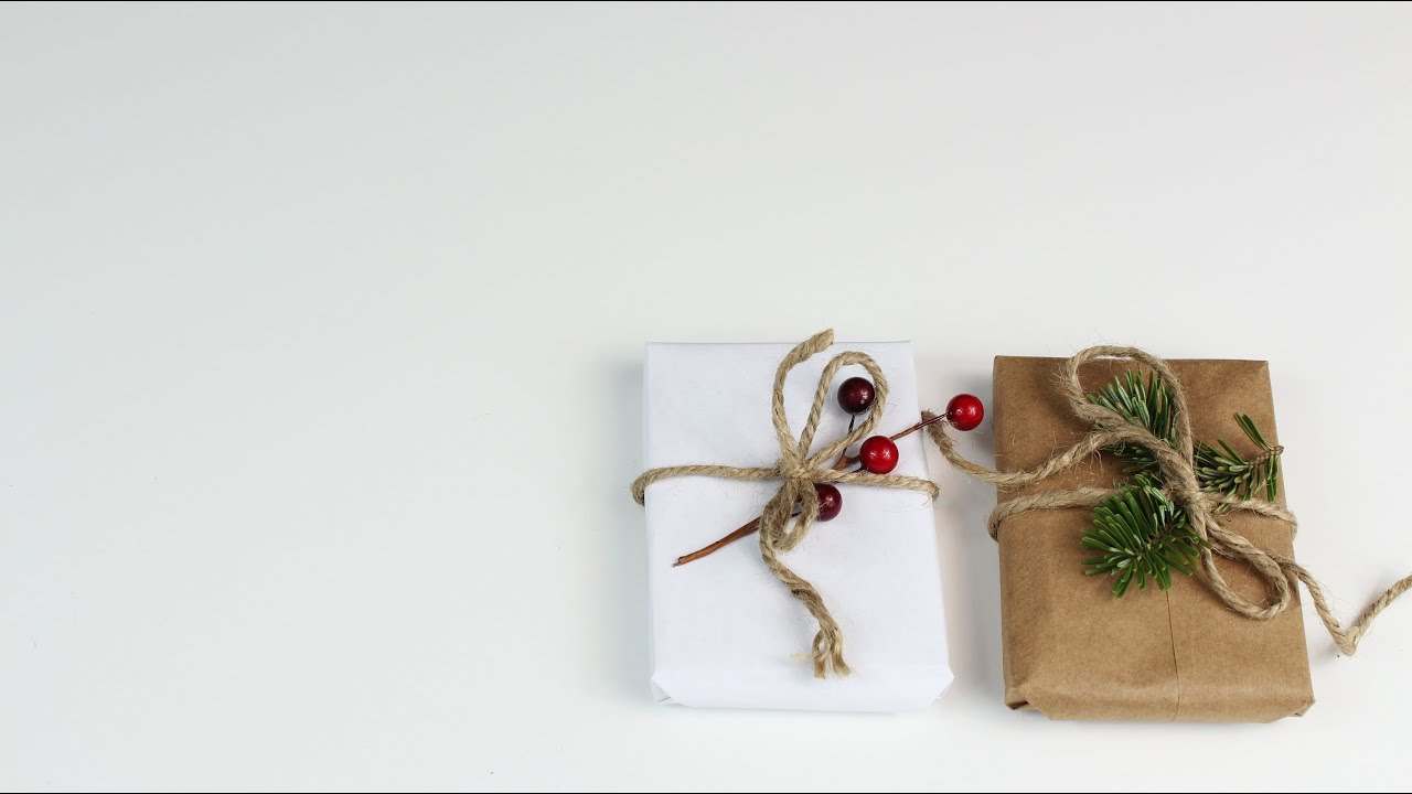 DIY - Easy Gift Wrap (for Small Gifts) - YouTube