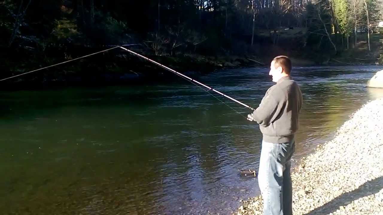 Fishing on Green River for Whitefish - YouTube