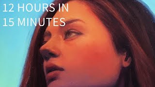OIL PAINTING TIMELAPSE || Playing with light and color - "Daydream"